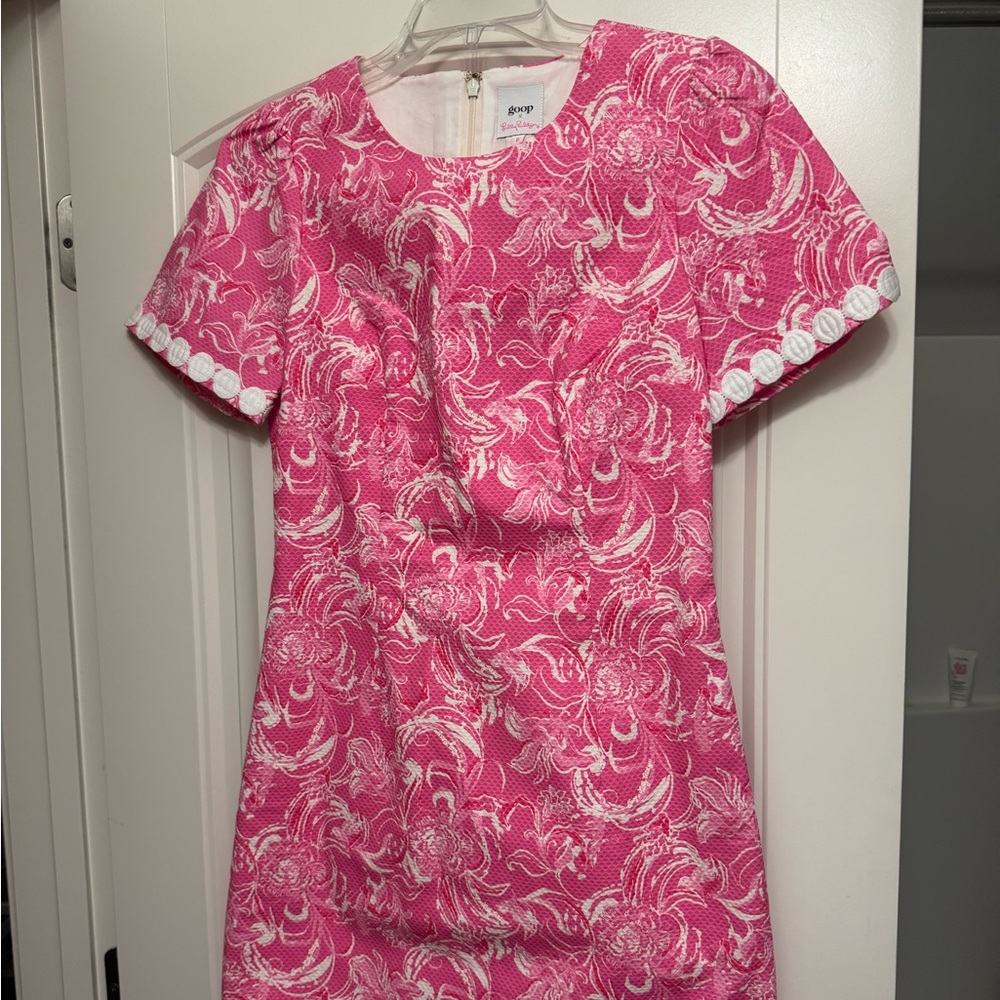 Lilly Pulitzer NWT Gwyneth Stretch Shift Dress, Goop collection, Size 6